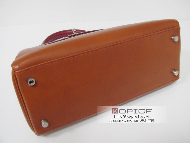 エルメス ケリー スーパーコピー28 ヴォースイフト ゴールド ルビー(シルバー金具) her320